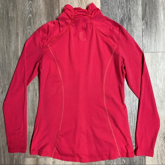 Lolë Full-Zip Striped Athletic Top - Picture 4 of 7